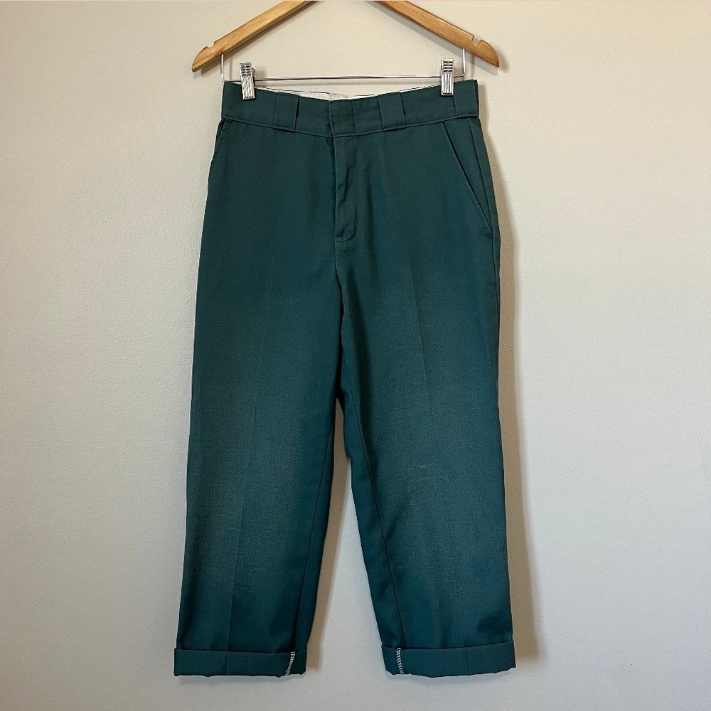 Dickies UO Exclusive High-Waisted Ankle Pant Olive Sz 4